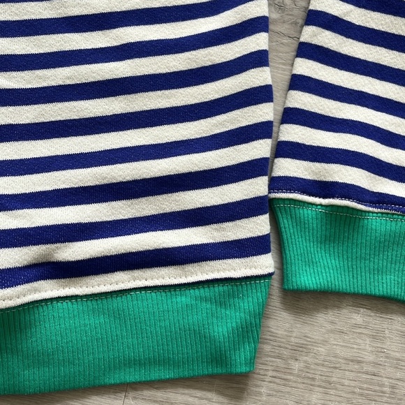 Free People Classic Striped Sweater Crewneck Oversize Baggy Cotton Women XS NWOT - Picture 6 of 13